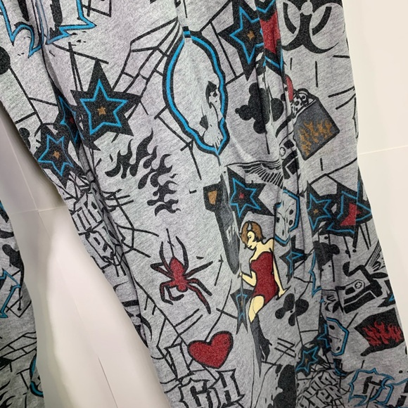 RARE Y2K guitar hero Pajama pants - Picture 5 of 7